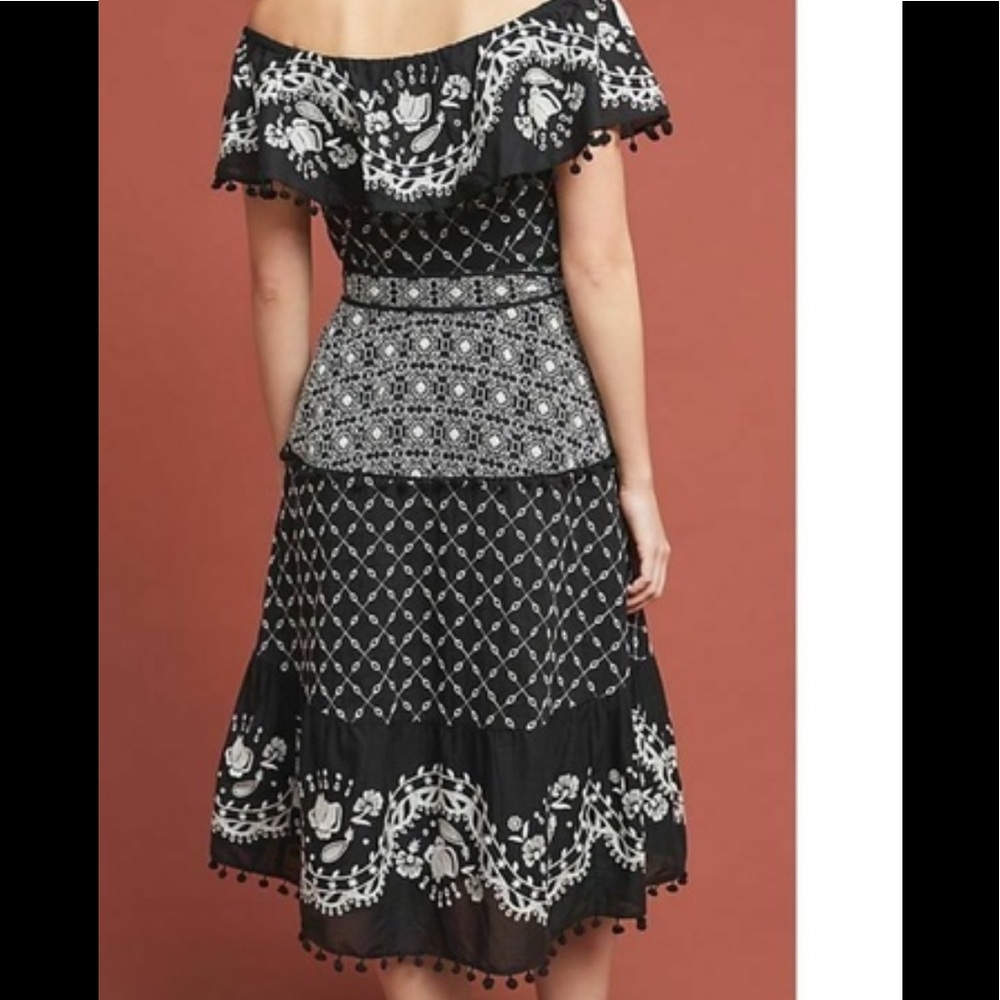 Anthropologie Marisol Off-The-Shoulder Dress sz 2